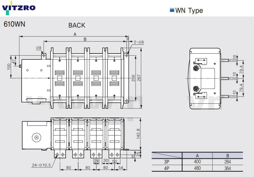 រចនាសម្ព័ន្ធ Vitzro ATS 610WN
