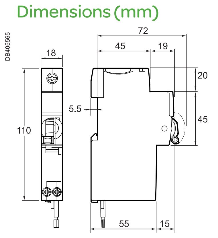 ទំហំ : RCBO Easy9 EZ9D34620 Schneider