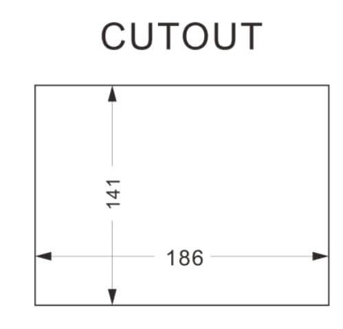រចនាសម្ព័ន្ធ និង ទំហំ Genset controller - ខួរក្បាលបញ្ជាម៉ាសីភ្លើង Smartgen HGM6110N-KM
