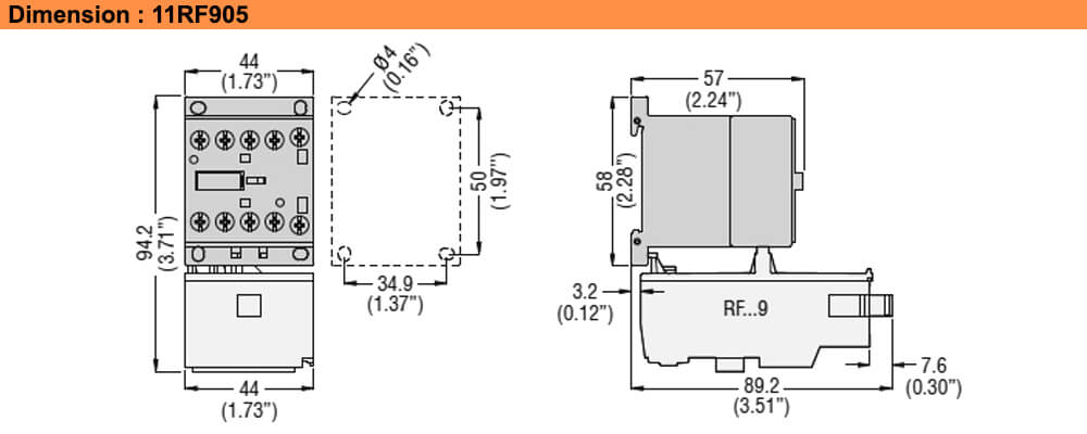 ទំហំ : Lovato 11RF905