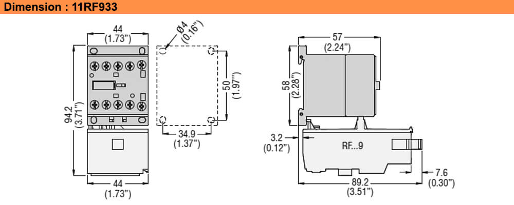 ទំហំ : Lovato 11RF933