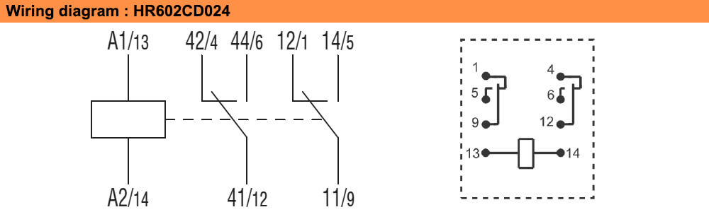 ដ្យាក្រាមតភ្ជាប់ : Lovato relay HR602CD024