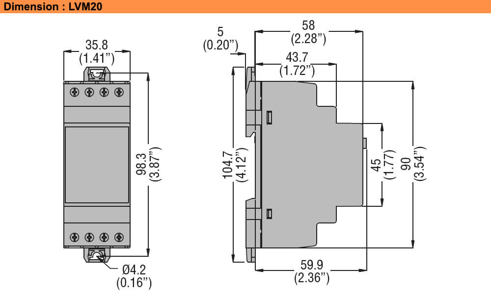 ទំហំ : Lovato relay LVM20A240