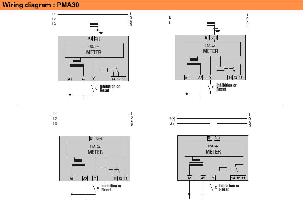 ដ្យាក្រាមតភ្ជាប់ : Lovato relay PMA30240