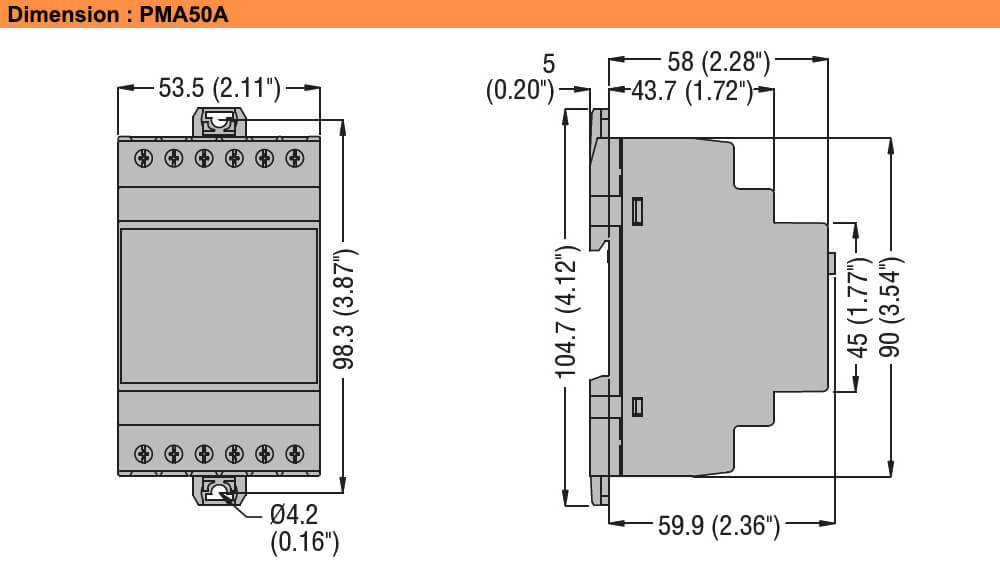 ទំហំ : Lovato relay PMA50A415