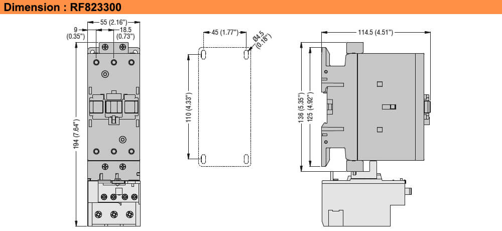 ទំហំ : Lovato RF823300