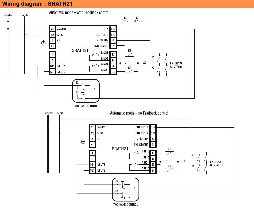 ដ្យាក្រាមតភ្ជាប់ : Lovato relay SRATH21