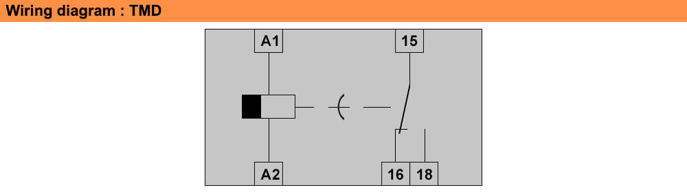 ដ្យាក្រាមតភ្ជាប់ : Lovato relay TMD