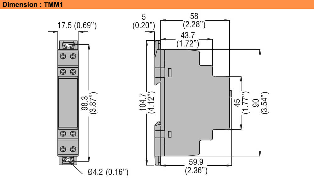 ទំហំ : Lovato relay TMM1