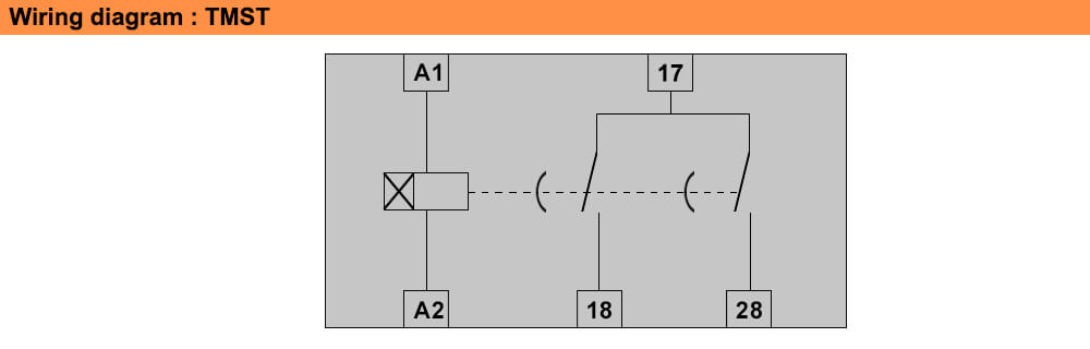ដ្យាក្រាមតភ្ជាប់ : Lovato relay TMST