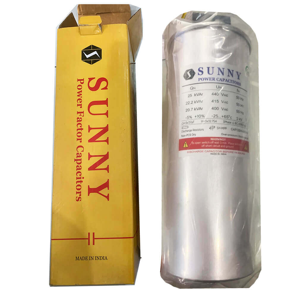 Sunny CAP/25/440SUN: Capacitor កុងដុង 3P 25Kvar 440V