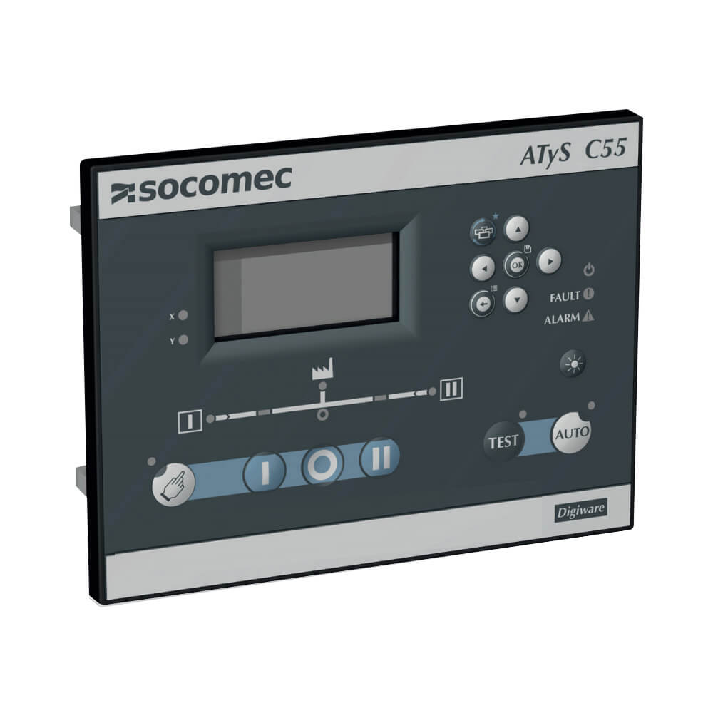 Socomec ATS Controller C55 16000055 : ឧបករណ៍បញ្ជា ATS Controller C55