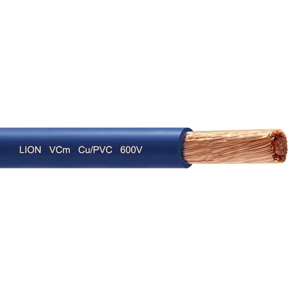Lion VCm-8 - 600V - JIS 3316 : Flexible Cable VCm ១ ស្នូល បណ្តួល ស្ពាន់ 600V