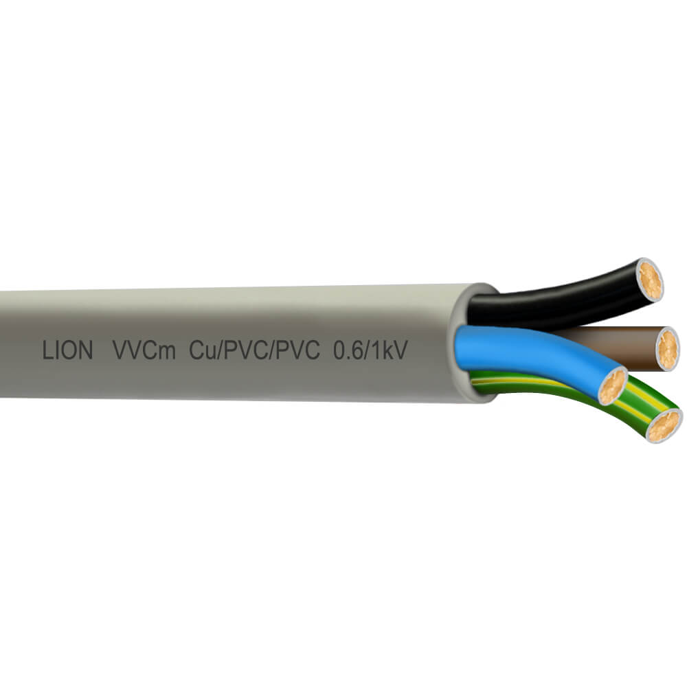 Lion VVCm-4x35 - 0.6/1 kV : Flexible Cable VVCm ៤ ស្នូល បណ្តួល ស្ពាន់ 0,6/1 kV