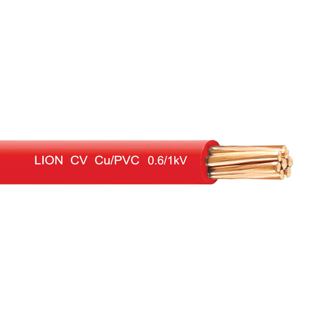 Lion CV-2.5 (7/0.67) - 0.6/1 kV : Copper Cable CV ១ ស្នូល ៧ រសសៃ បណ្តួល ស្ពាន់ 0,6/1 kV