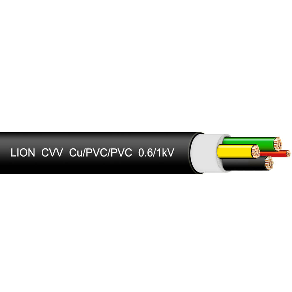 Lion CVV-3x150+1x95 - 0.6/1kV : Copper Cable CVV ៣ ស្នូល phase + ១ ស្នូល neutral បណ្តួល ស្ពាន់ 0,6/1kV