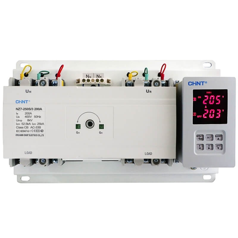 ATS Chint 3P 200A NZ7-250S/3 200A កុងតាក់ថាមពលដោយស្វ័យប្រវត្តិ