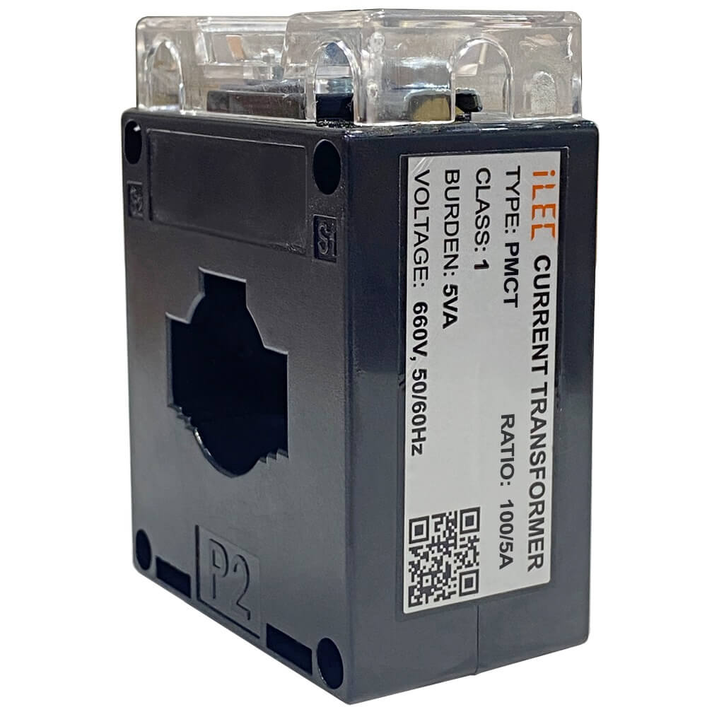 ILEC PMCT-S31 100A/5A: CT តប្រអប់ផ្លាស្ទិច