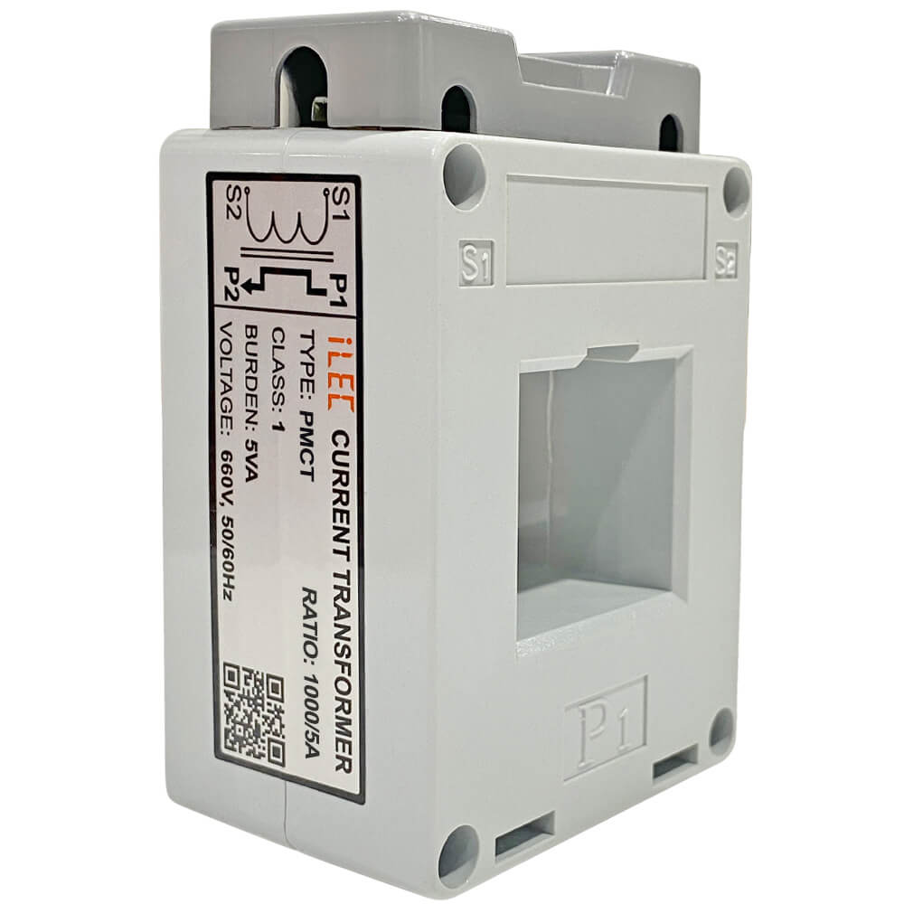 ILEC PMCT-S105 1000A/5A: CT តប្រអប់ផ្លាស្ទិច