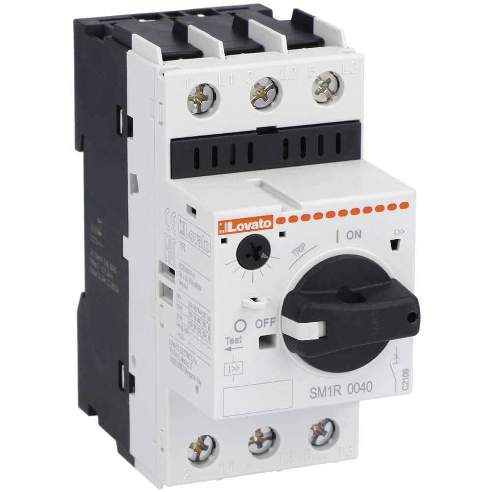 Lovato SM1R0040: MPCB 3P 0.4A CB ការពារម៉ូទ័រ
