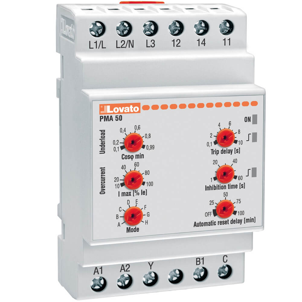 Lovato PMA50A415: Current monitoring relays - relayត្រួតពិនិត្យ
