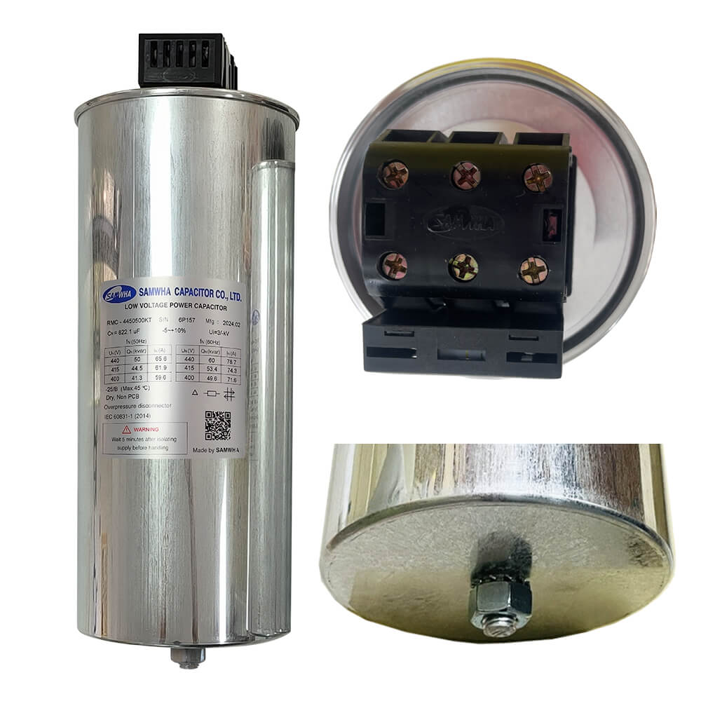 Capacitor កុងដុង Samwha RMC-4450500KT 3P 50kVar 440V