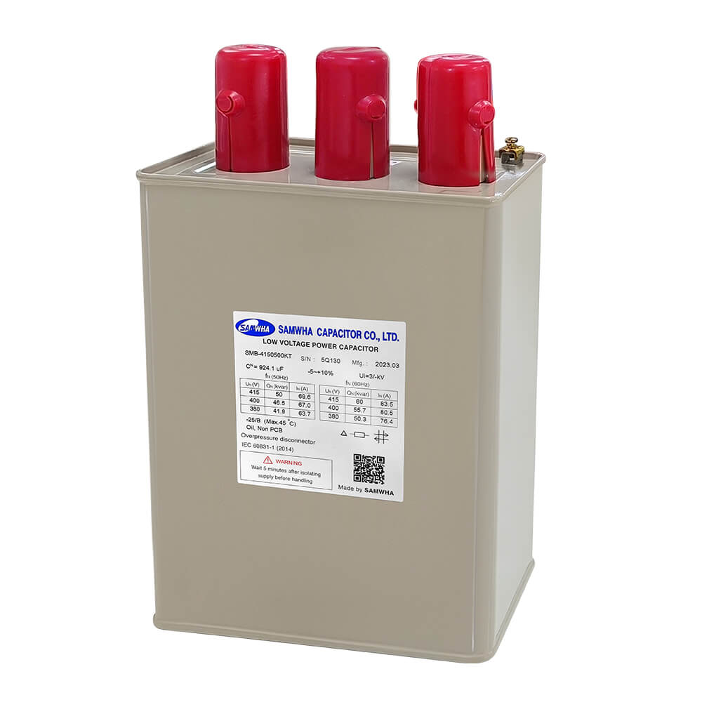 Capacitor កុងដុងជ្រុង Samwha SMB-4150500KT 3P 50kVar 415V