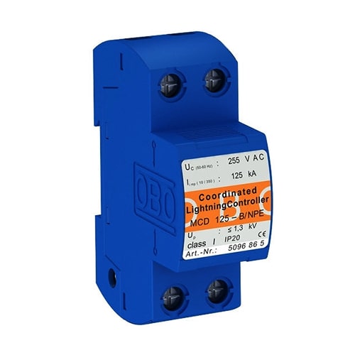 OBO MCD125-B/NPE : :ការការពារប្រឆាំងនឹងរន្ទះ N-PE
