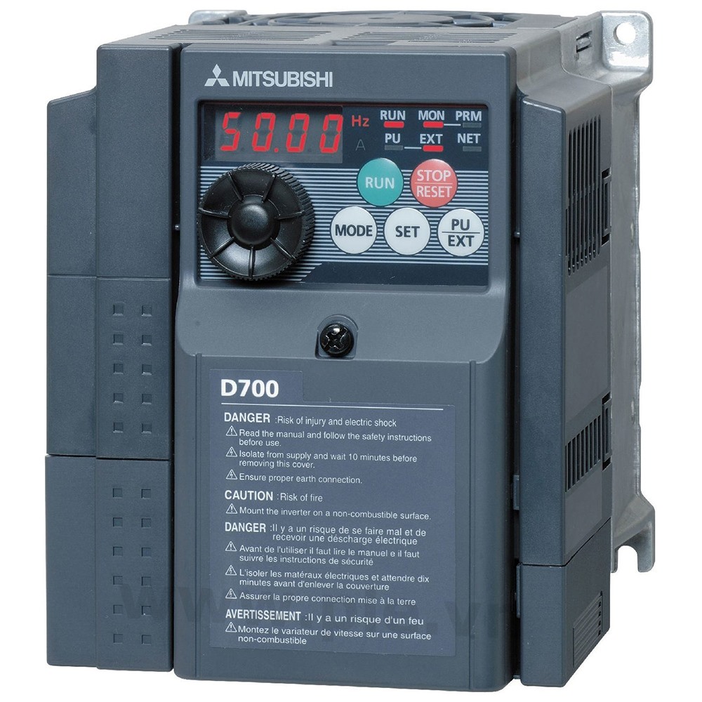 Mitsubishi FR-D720-0.75K - Inverter អាំងវឺរទ័រ 3 ហ្វារ 0,75kW 200~240VAC