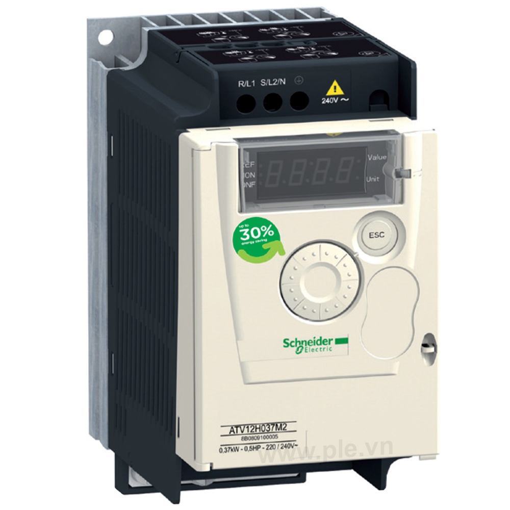 អាំងវឺរទ័រ Schneider ATV12H075M3 : Inverter អាំងវឺរទ័រ 3 ហ្វារ 0.75kW 1HP 4.2A