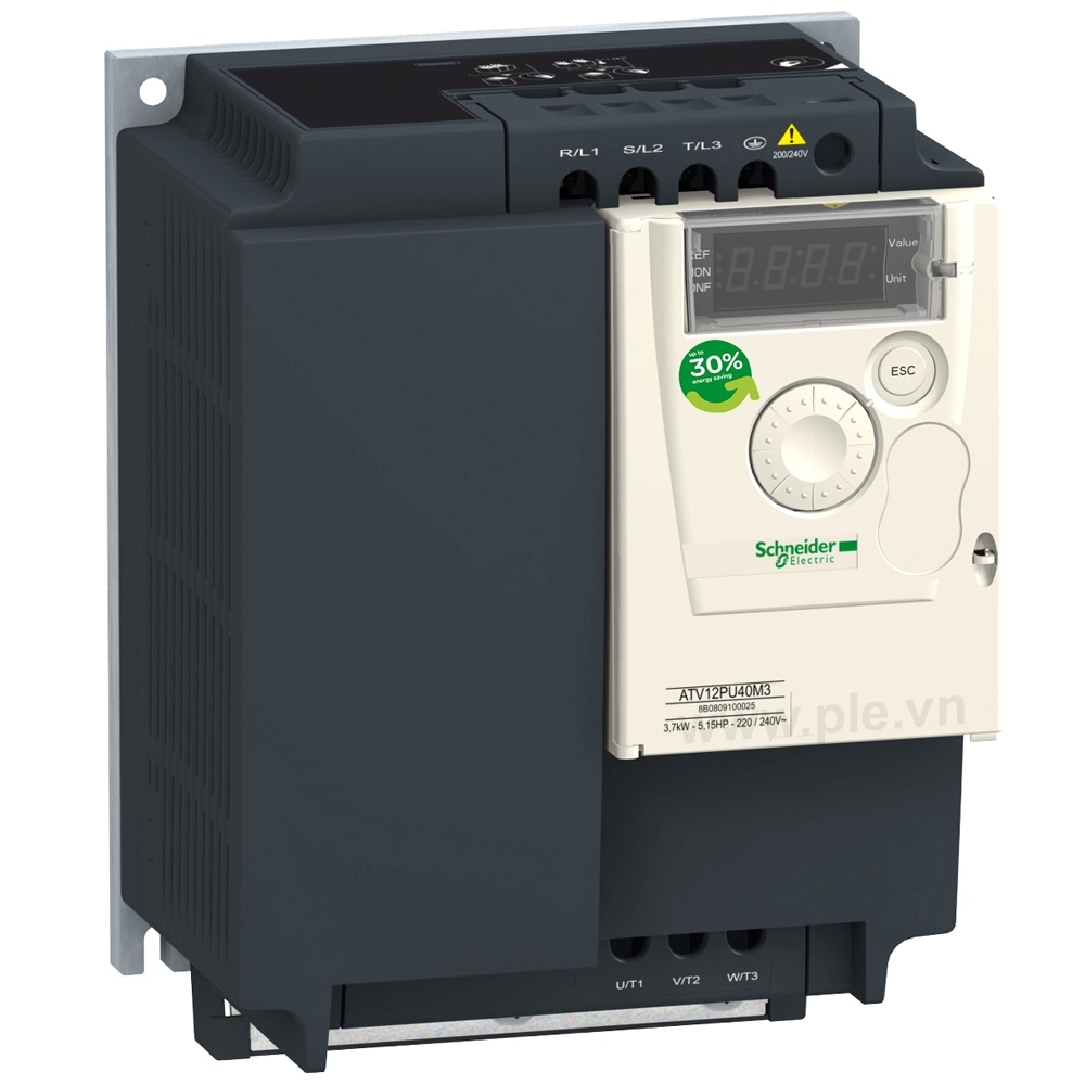 អាំងវឺរទ័រ Schneider ATV12PU40M3 : Inverter អាំងវឺរទ័រ 3 ហ្វារ 0.18kW 0.25HP 16.7A