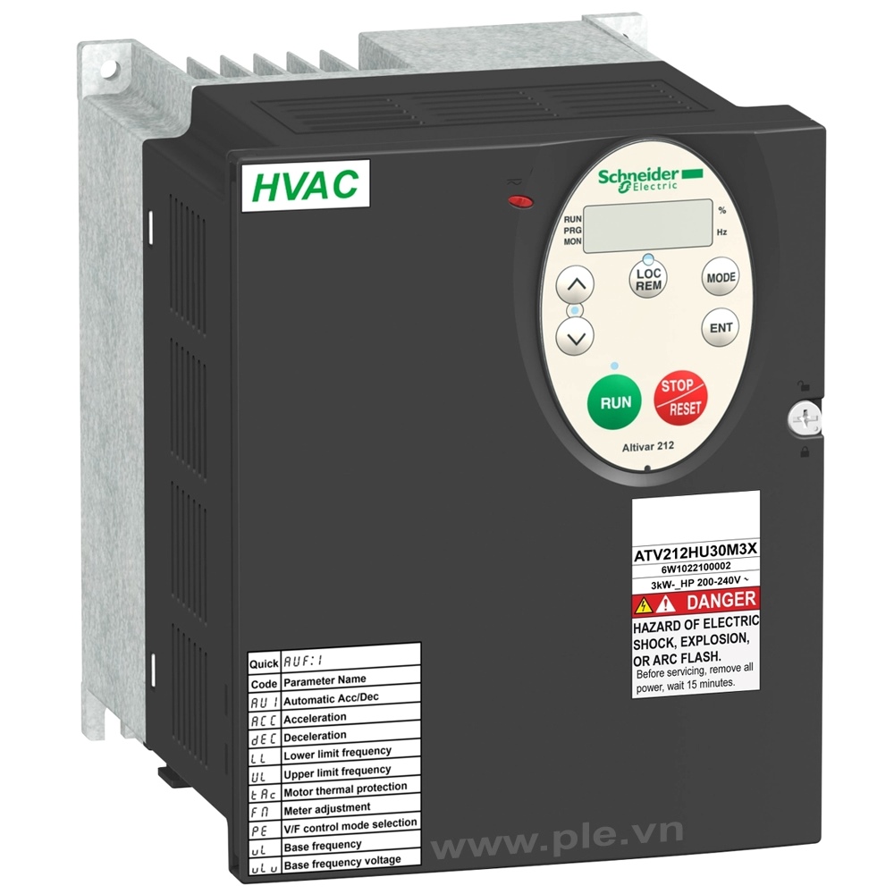 អាំងវឺរទ័រ Schneider ATV212HU40M3X : Inverter អាំងវឺរទ័រ 3 ហ្វារ 4kW 5HP 18.7A