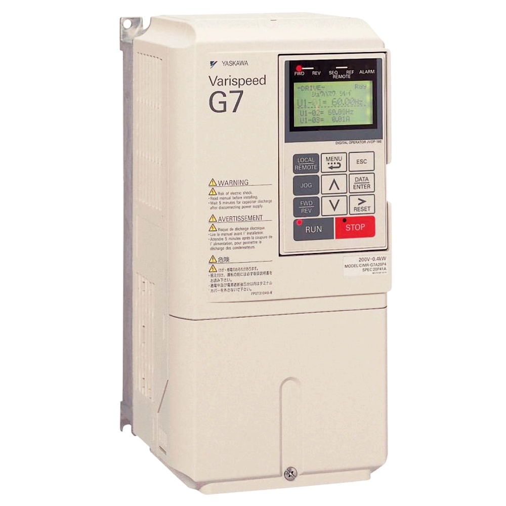 អាំងវឺរទ័រYaskawa CIMR-G7A2045 Inverter 45 kW, 60 HP ( បន្ទុកធ្ងន់ 70 kW, 94 HP )
