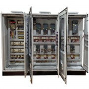 Tủ biến tần PLC kết hợp phân phối 250A điều khiển trạm bơm 45kw