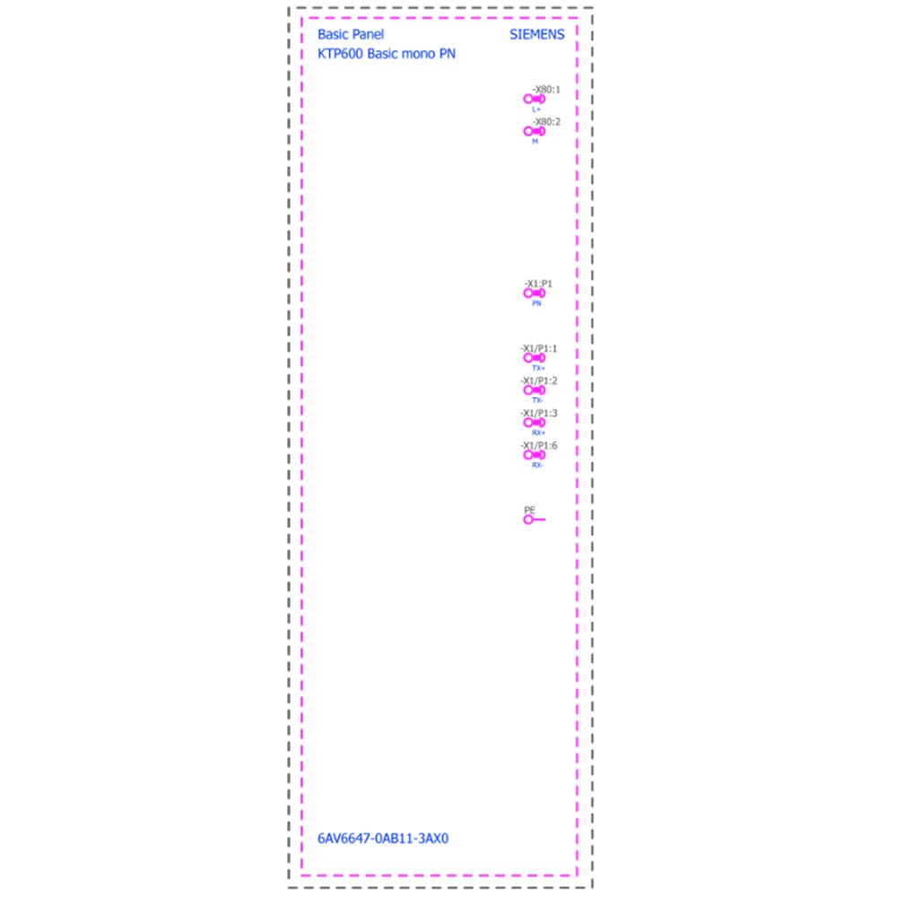 Cách đấu nối Siemens Simatic 6AV6647-0AB11-3AX0 : Màn hình Simatics HMI
