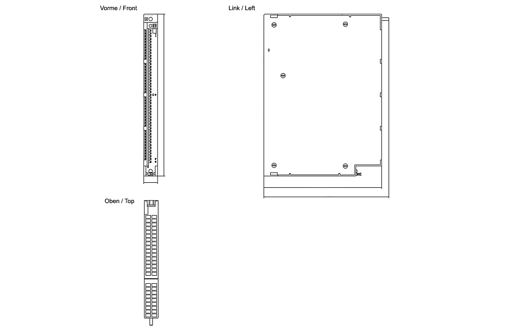 Kích thước Siemens Simatic 6ES7421-1BL01-0AA0 : Mô đun SM 421 Simatics S7-400