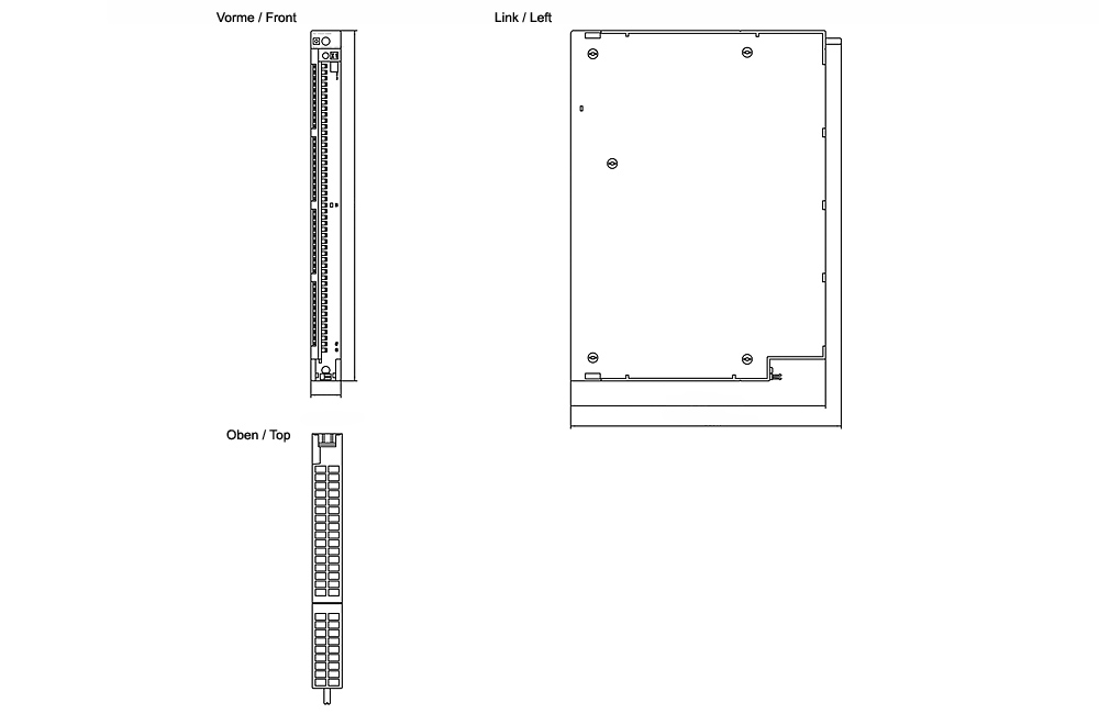 Kích thước Siemens Simatic 6ES7421-7DH00-0AB0 : Mô đun SM 421 Simatics S7-400