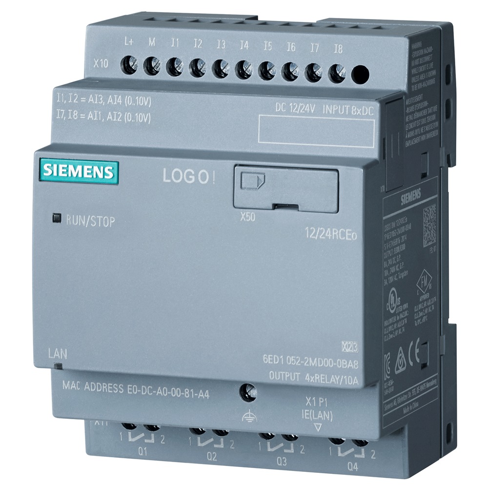 កម្មវិធីគ្រប់គ្រង Siemens Simatic LOGO! 12/24RCEO 6ED1052-2MD08-0BA1