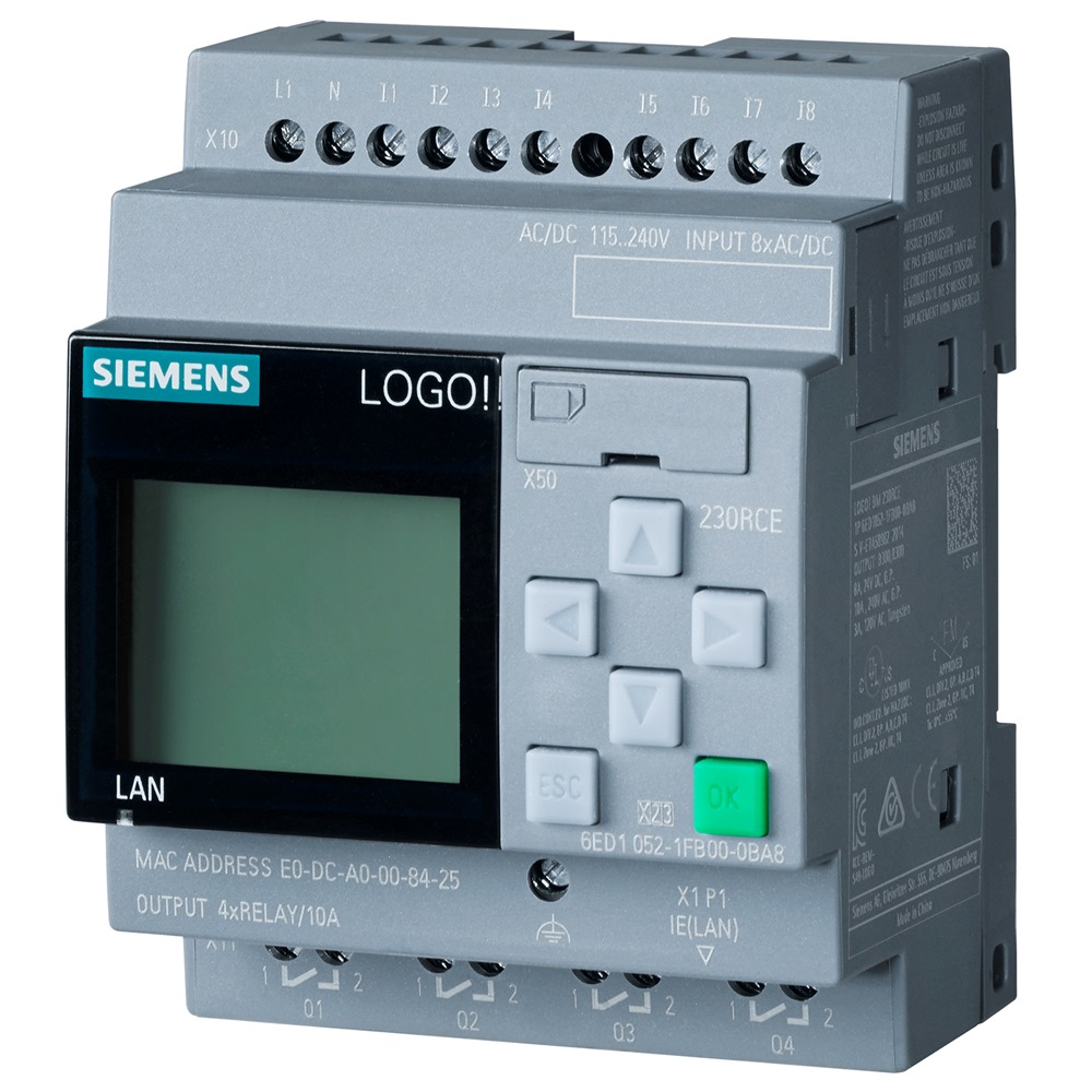 កម្មវិធីគ្រប់គ្រង Siemens Simatic LOGO! 230RCE 6ED1052-1FB08-0BA1