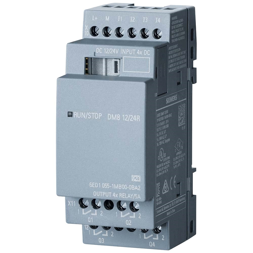 Module ពង្រីក Siemens Simatic LOGO! DM8 12/24R 6ED1055-1MB00-0BA2