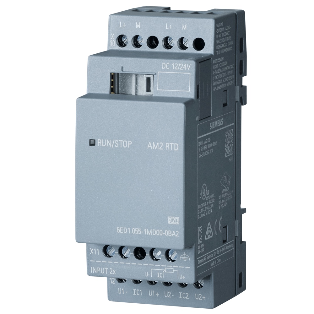 Module ពង្រីក Siemens Simatic LOGO! AM2 RTD 6ED1055-1MD00-0BA2
