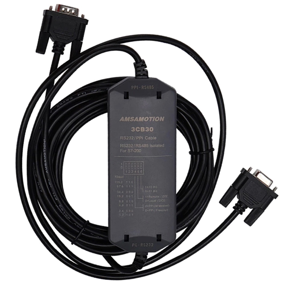 ខ្សែតភ្ជាប់ PC/PPI ខ្សែតភ្ជាប់PC/PPI Siemens Simatic Simatics S7-200 6ES7901-3CB30-0XA0