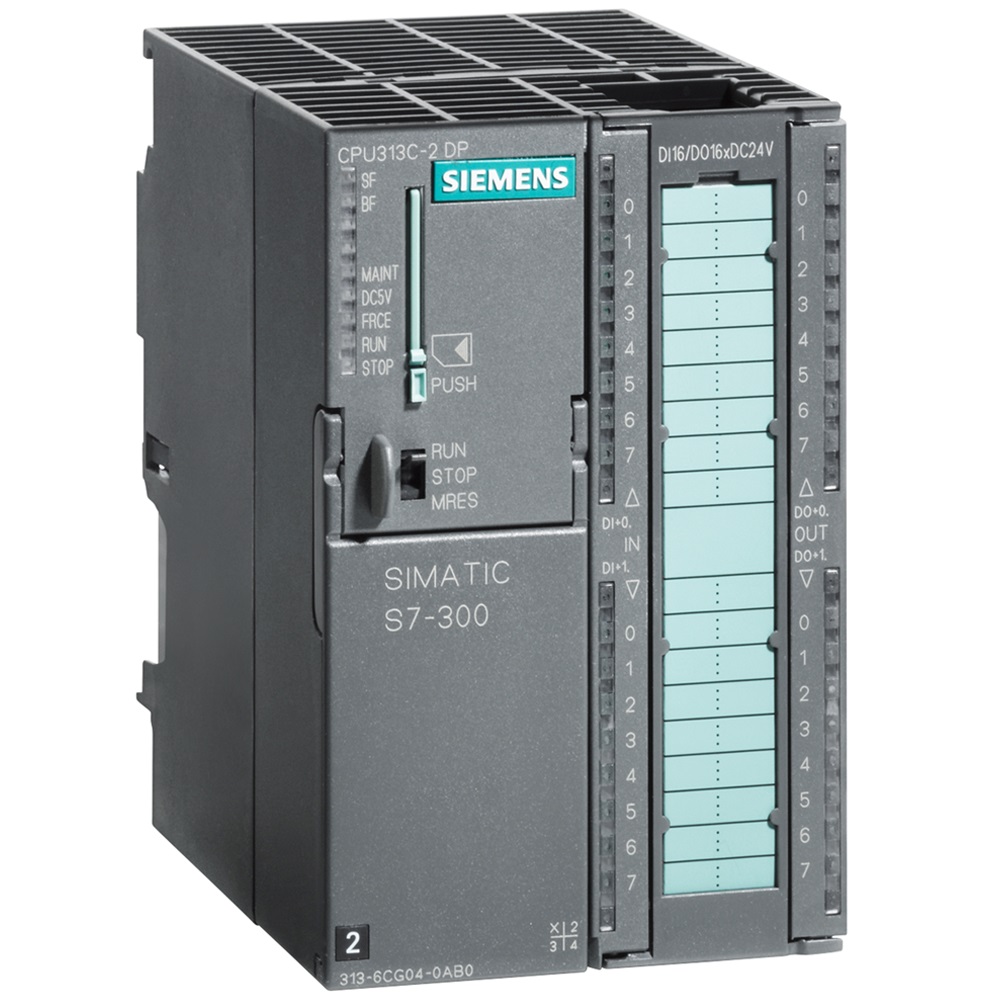 ដំណើរការកណ្តាល313C-2 DP Siemens Simatic Simatics S7-300 6ES7313-6CG04-0AB0