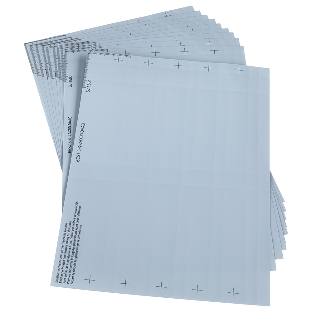Siemens Simatics S7-1500 6ES7592-2AX00-0AA0 - ស្ទីគ័រ Foil