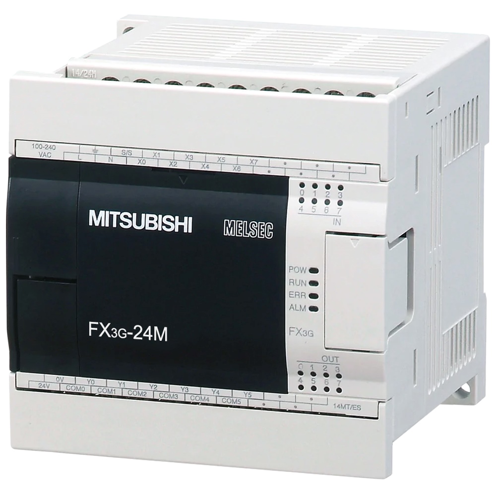 កម្មវិធី PLC Mitsubishi FX3G-24MR/ES-A